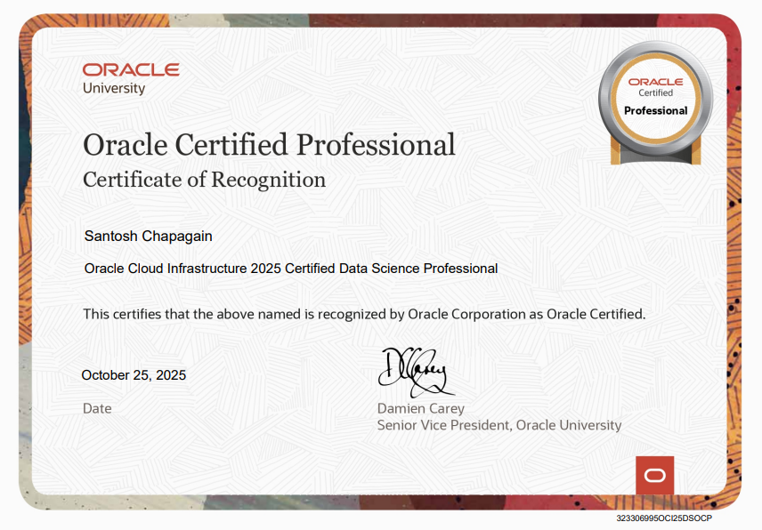 Oracle Certified Professional